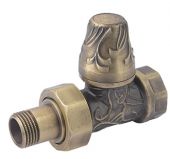 V167810MA Carlo Poletti ART-DECO | вентиль прямой нижний (бронза)