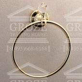 Migliore Amerida ML.AMR-60.408DO | настенный полотенцедержатель-кольцо (золото/swarovski)