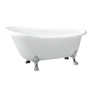 Migliore Bella ML.BLL-40.401CR | акриловая ванна на "ножках" 1700x800 ― поставщик сантехники и отопительного оборудования SAN-GROZE