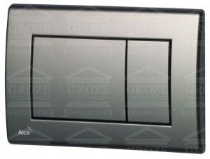 ALCAPLAST M277 | клавиша смыва для унитаза (цвет антрацит)  ― поставщик сантехники и отопительного оборудования SAN-GROZE