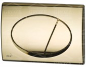 ALCAPLAST M75 | клавиша смыва для унитаза (цвет золото) 