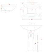 JZ16 ARTCERAM JAZZ | подвесная раковина 60x48