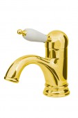 BOHEME Tradizionale Oro 281 | смеситель для раковины (золото/керамика)