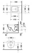 DURAVIT HAPPY D.2 222109 | унитаз подвесной