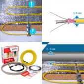 Energy Cable 680 | тёплый пол с кабелем (6-6,8 м2, 680 Вт)