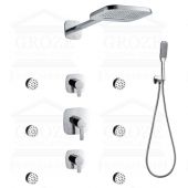 Flova Urban URM3FSPP | гидромассажная душевая система (хром)