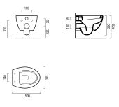 GSI MODO 771820 | унитаз подвесной