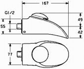 Излив для ванны Hansa MOTION 53672100