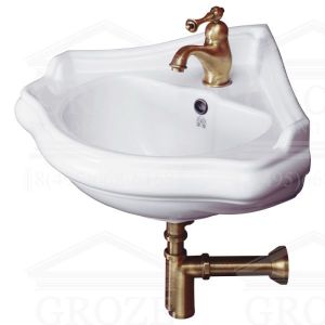 Migliore Bella ML.BLL-25.058.BI | угловая раковина 41x41 ― поставщик сантехники и отопительного оборудования SAN-GROZE