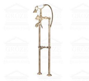 Migliore Oxford | напольный смеситель для ванны (старая бронза/керамика) ― поставщик сантехники и отопительного оборудования SAN-GROZE