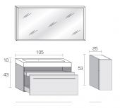 Oasis VANITY V14 | комплект мебели
