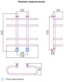 Сунержа Фурор 00-0106-6060 | водяной полотенцесушитель 600x600