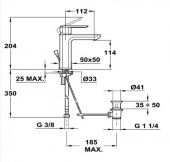 Teka Formentera 62.342.12.00 | смеситель для раковины