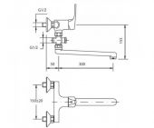 TEKA INCA 53.1222.12 | смеситель для ванны и раковины